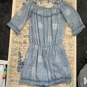 off the shoulder romper